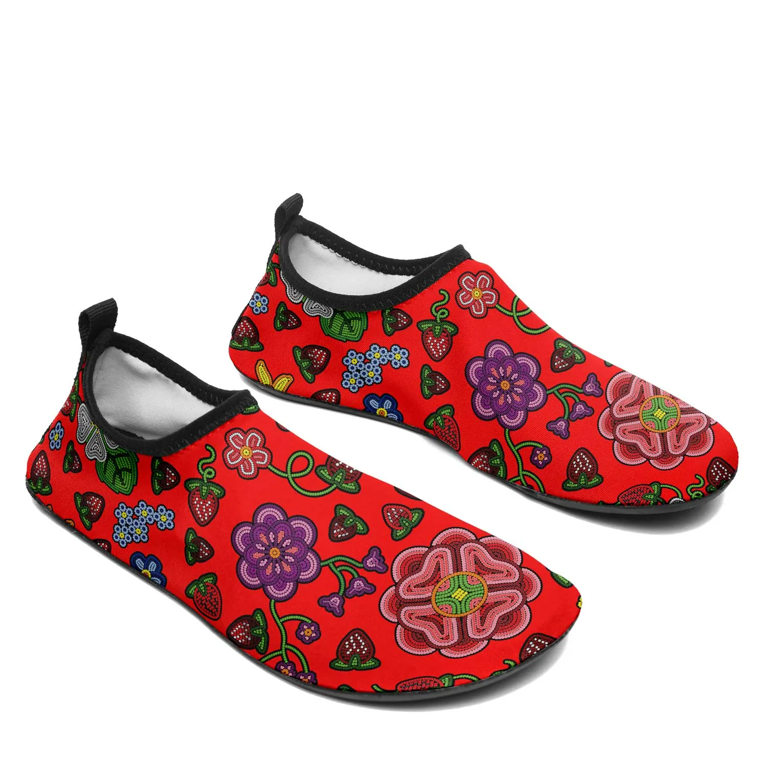 Berry Pop Fire Kid's Sockamoccs Slip On Shoes