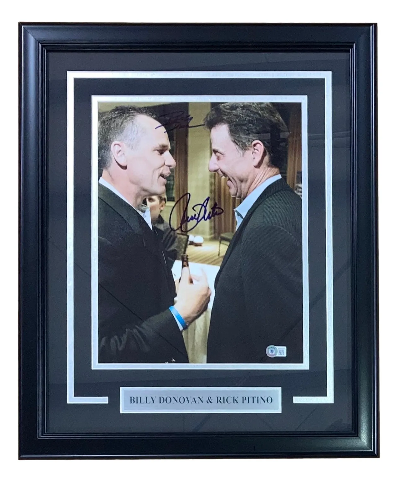 Billy Donovan Rick Pitino Signed Framed 11x14 NCAA Basketball Photo BAS