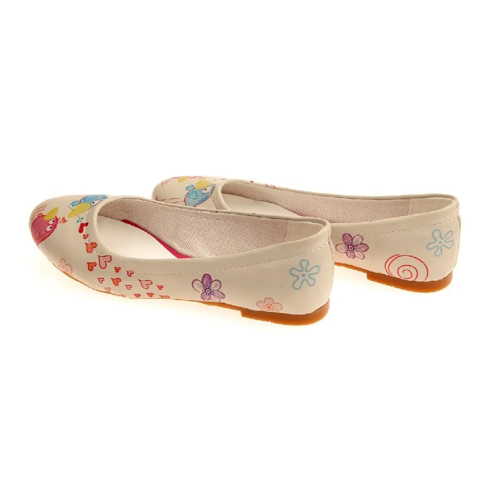 Birds Ballerinas Shoes 1041