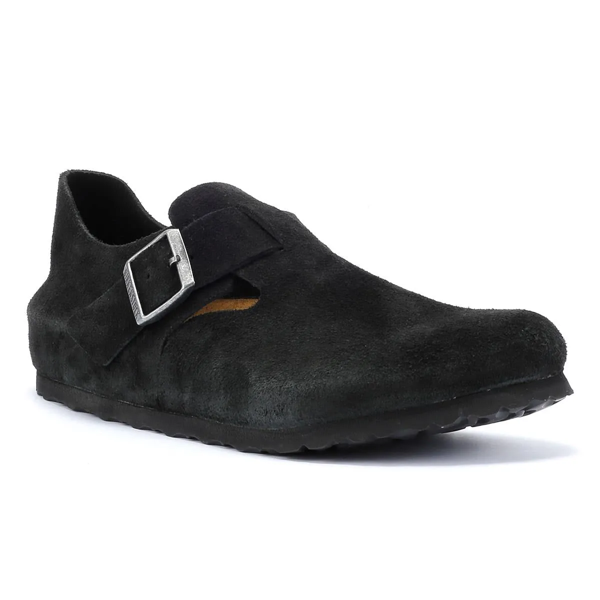 Birkenstock London Suede Black Shoes