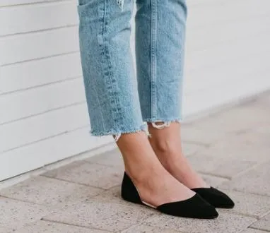 Black Rollasole Flats