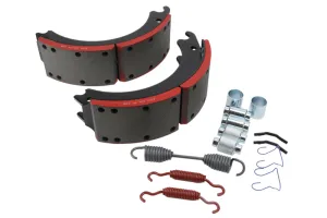 Brake Shoe Kit ~ 4702 / Q Plus ~ 15.00 in x 4.00 in. | Haldex 4702Q / HV764702QG | FleetRun FR-BRKE293-1