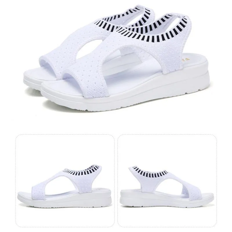 Breathable Platform Slip-On Sandals