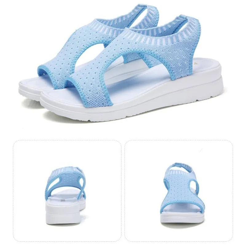 Breathable Platform Slip-On Sandals