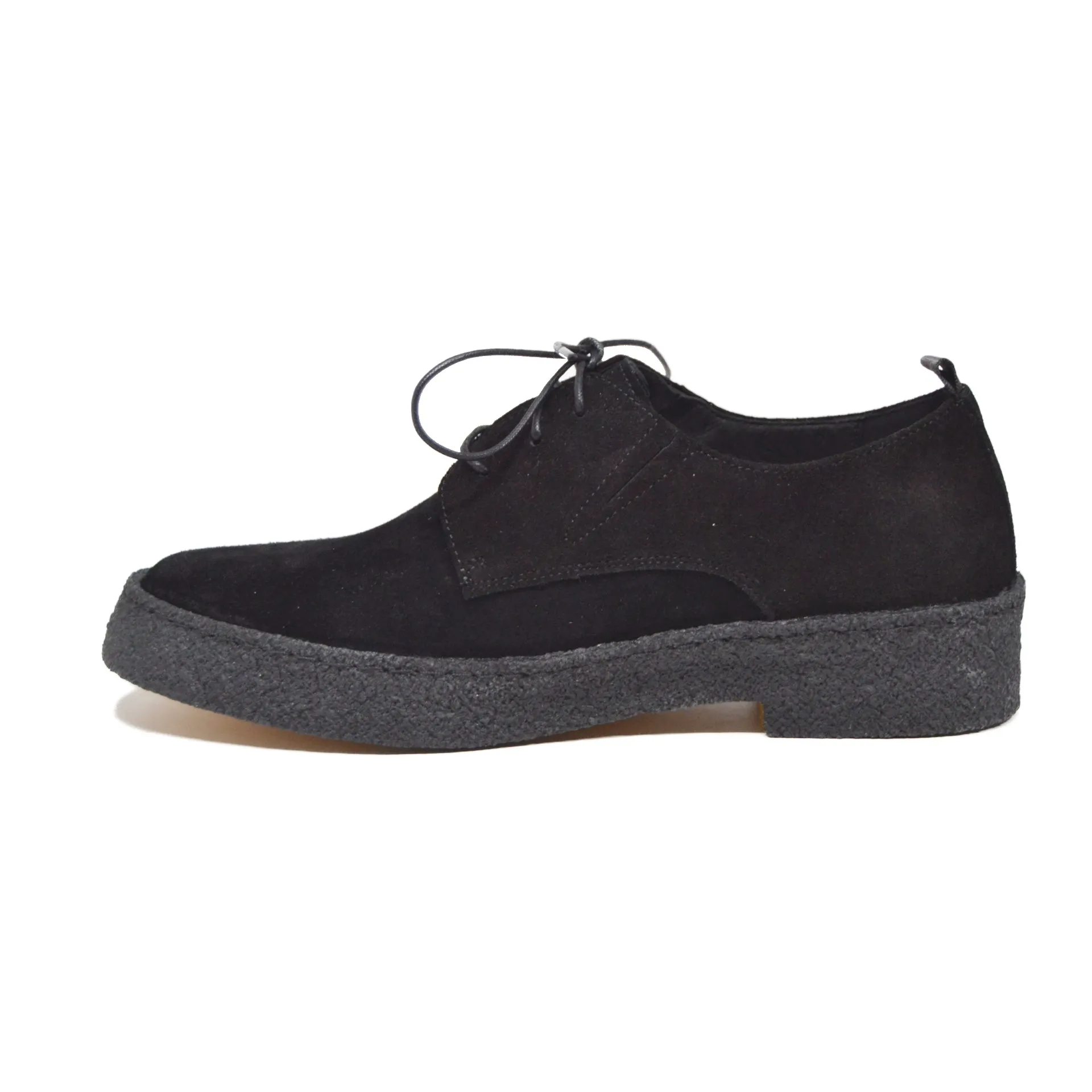 British Walkers Playboy Original Low Top Men's Black Suede with Crepe Sole