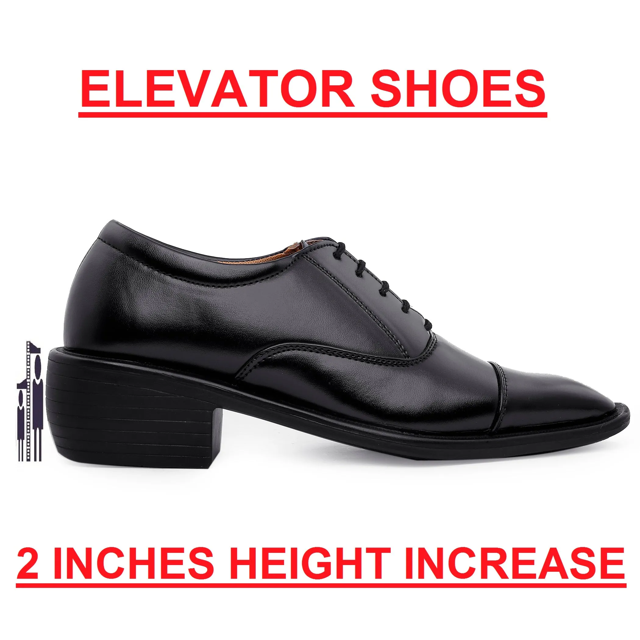 Bxxy Height Increasing Formal Wear Lace-Up Shoe For Men