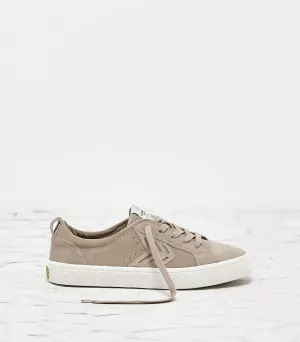 CATIBA Low Cloud Sand Suede Sneaker Women