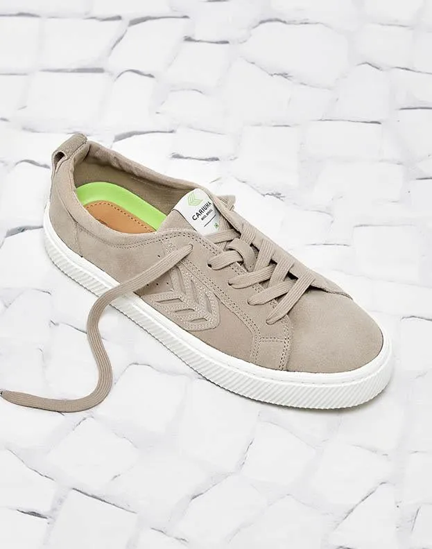 CATIBA Low Cloud Sand Suede Sneaker Women