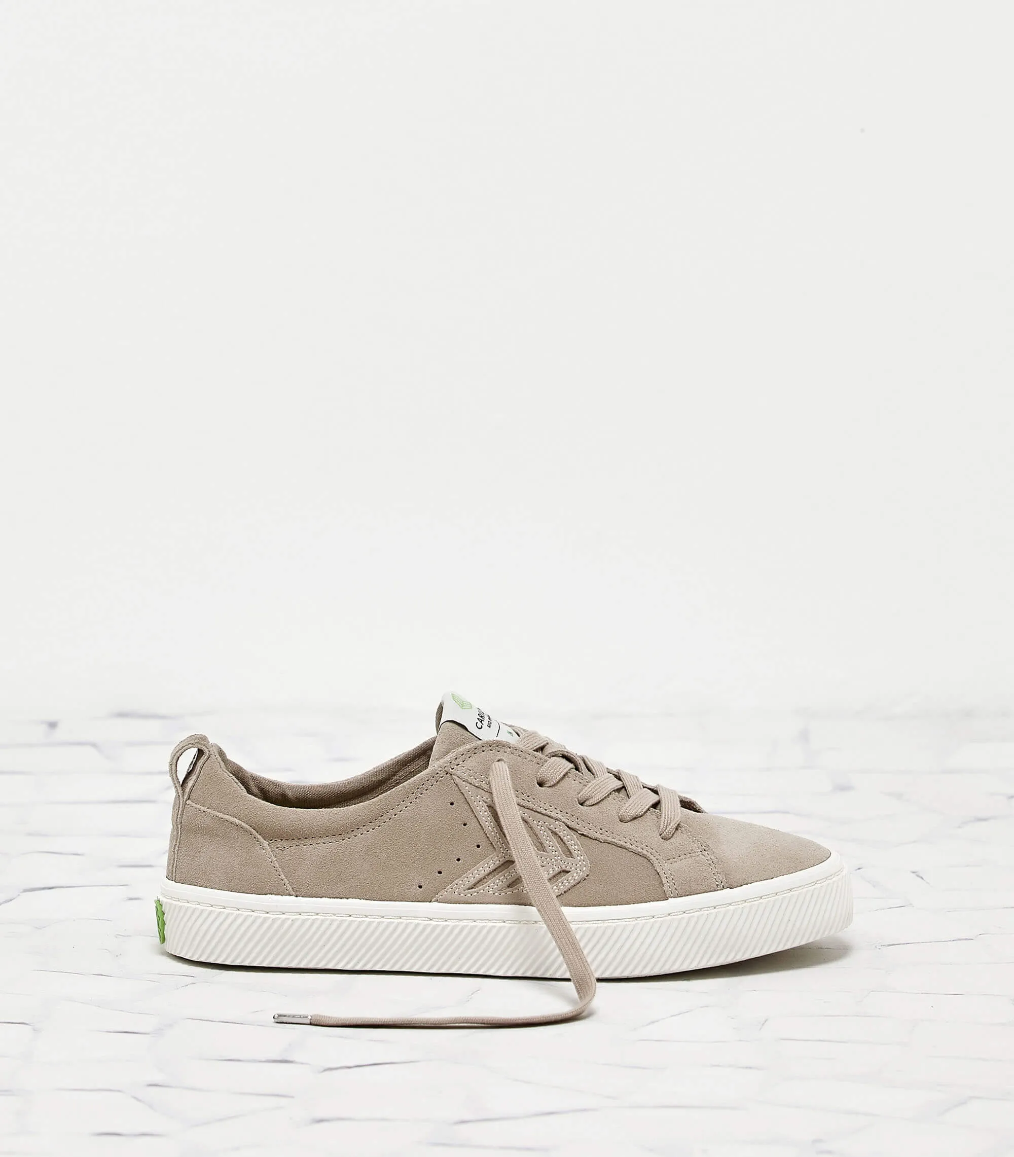 CATIBA Low Cloud Sand Suede Sneaker Women