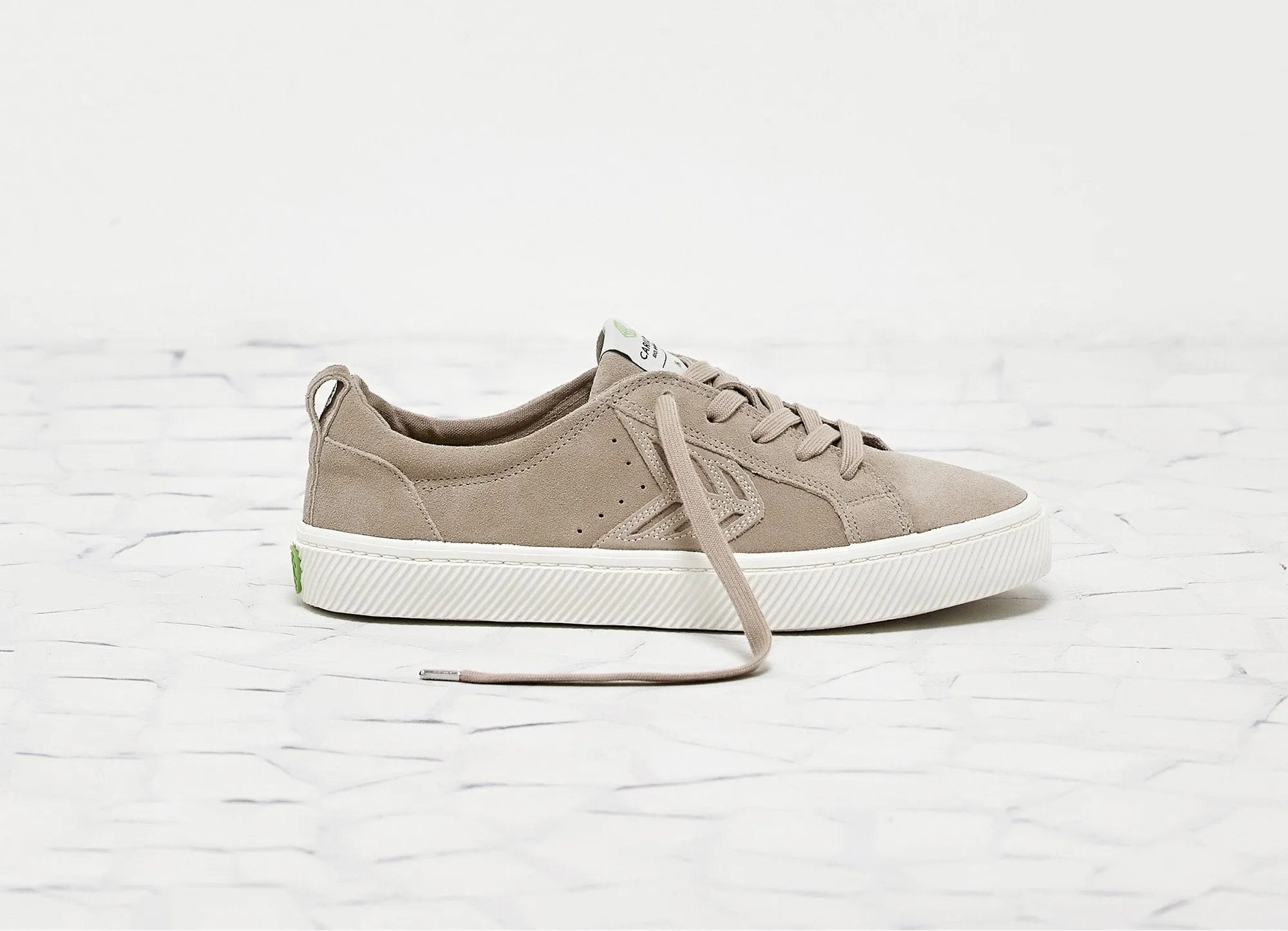 CATIBA Low Cloud Sand Suede Sneaker Women