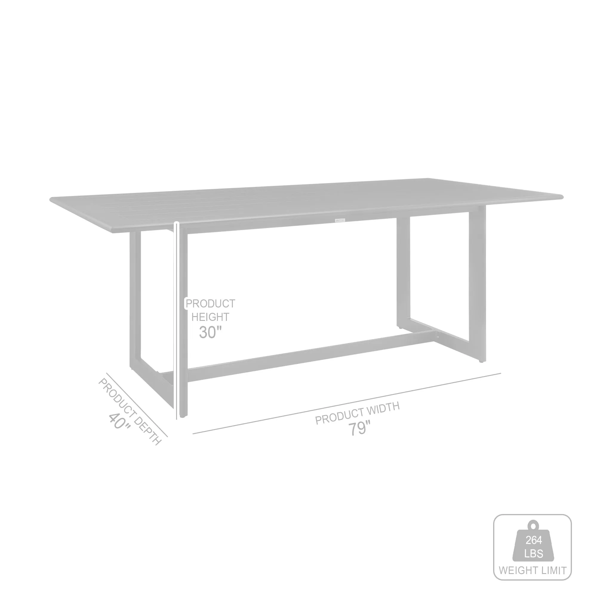 Cayman Outdoor Dining Table