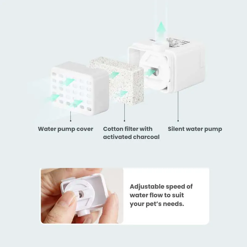 Ceramic Beauty Automatic Pet Water Fountain