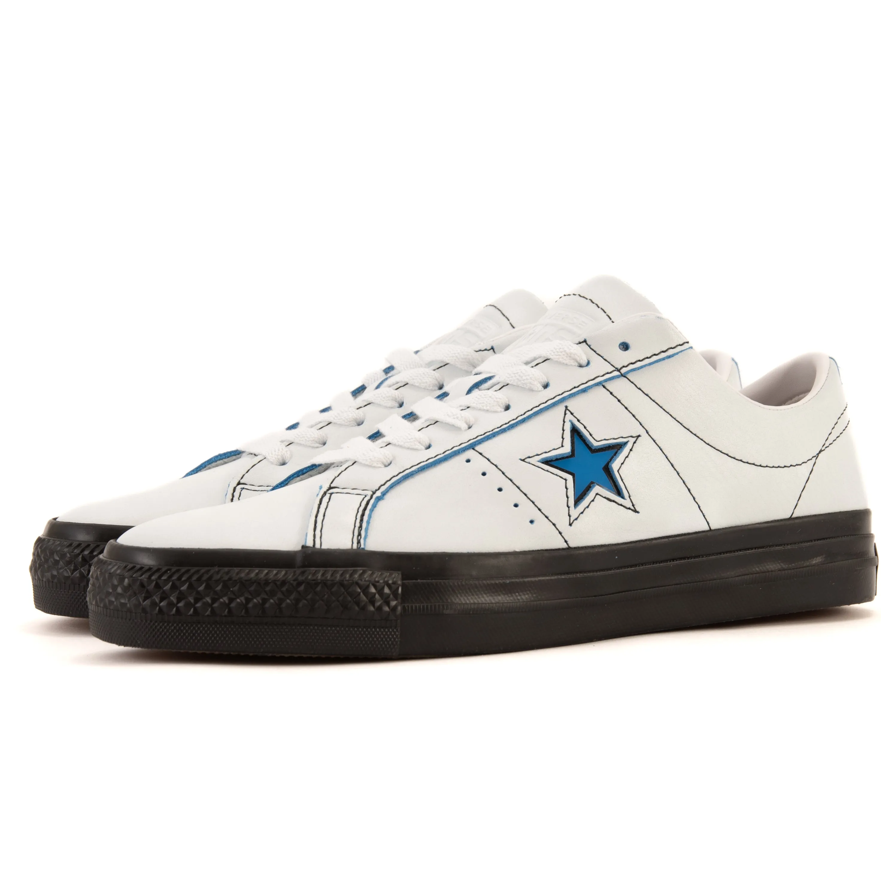 Cons - One Star Pro OX (White/Black/Kinetic Blue) *SALE