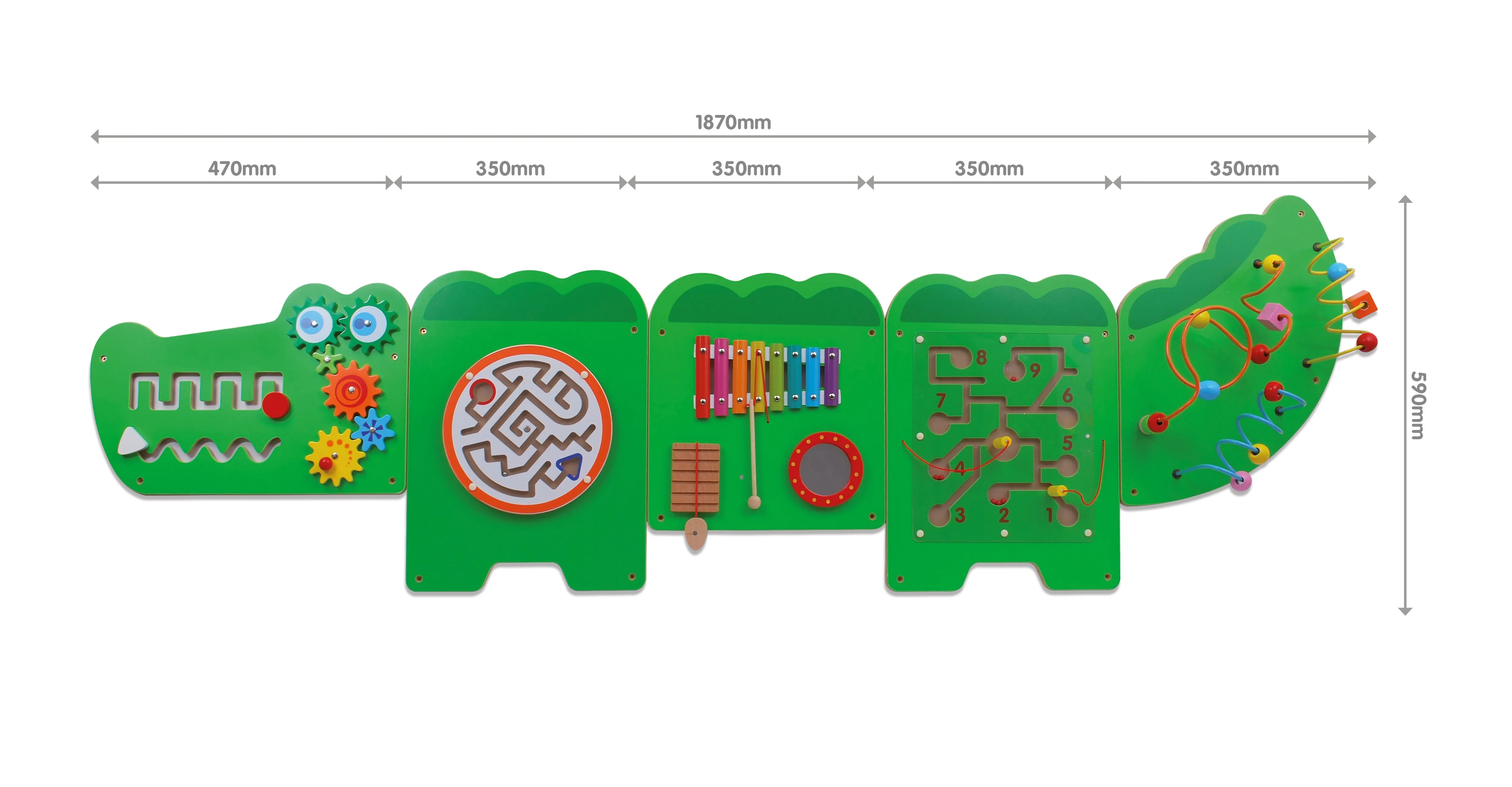 Crocodile Activity Wall Panels