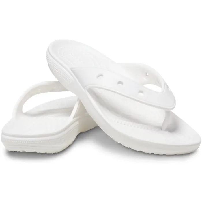 Crocs Classic Flip White Mens Womens Jandal