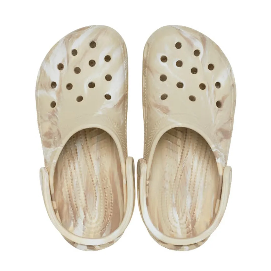 Crocs - Classic Marbled Clog Bone Off White Multi Adults