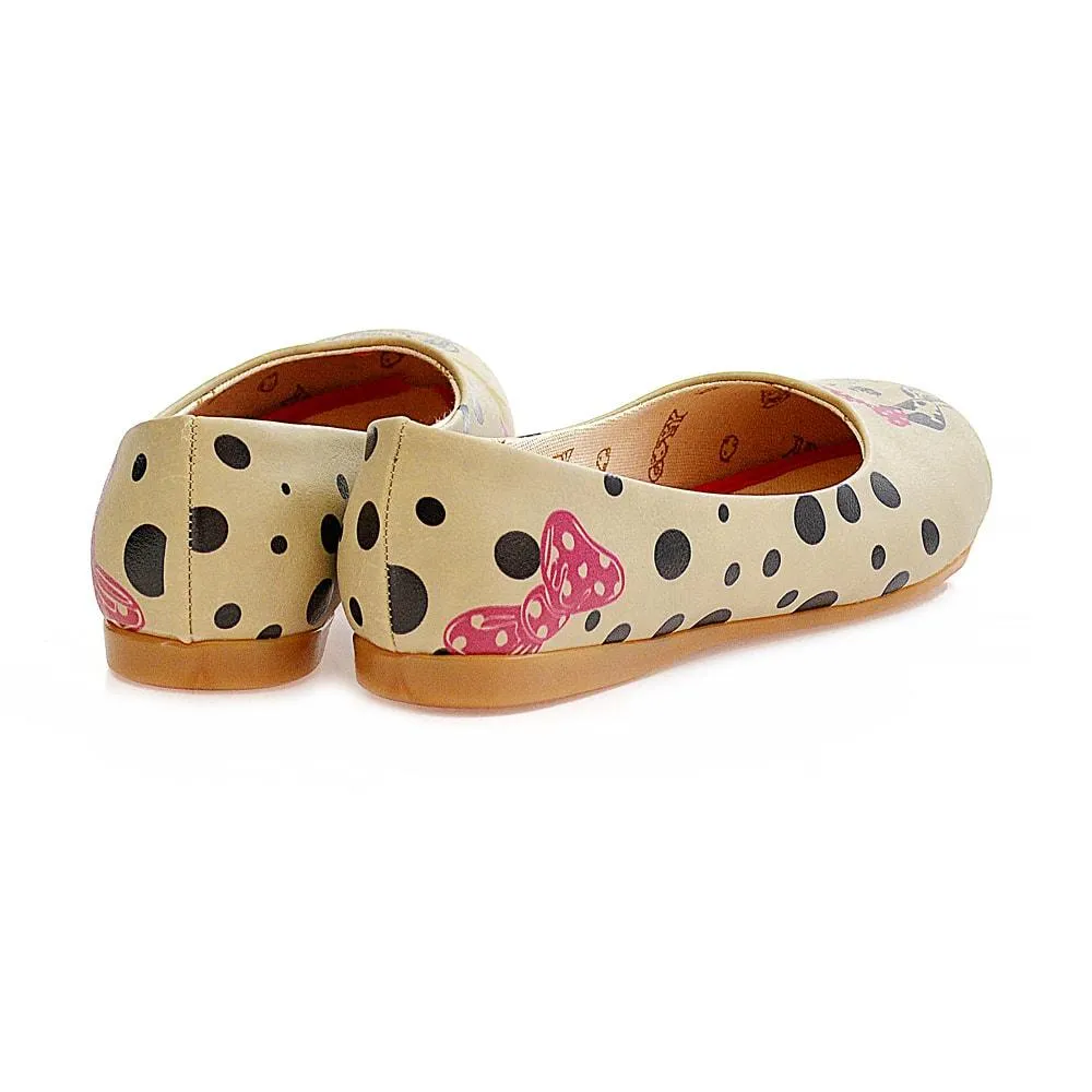 Dalmatian Frendly Ballerinas Shoes 2014