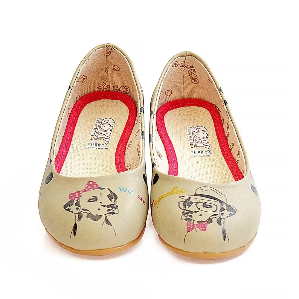 Dalmatian Frendly Ballerinas Shoes 2014