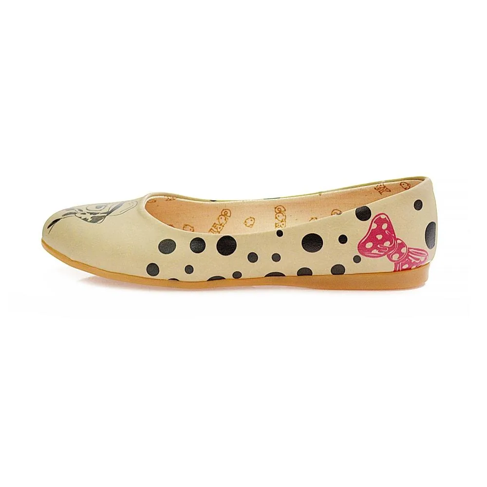 Dalmatian Frendly Ballerinas Shoes 2014