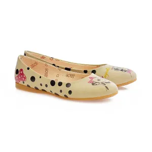 Dalmatian Frendly Ballerinas Shoes 2014