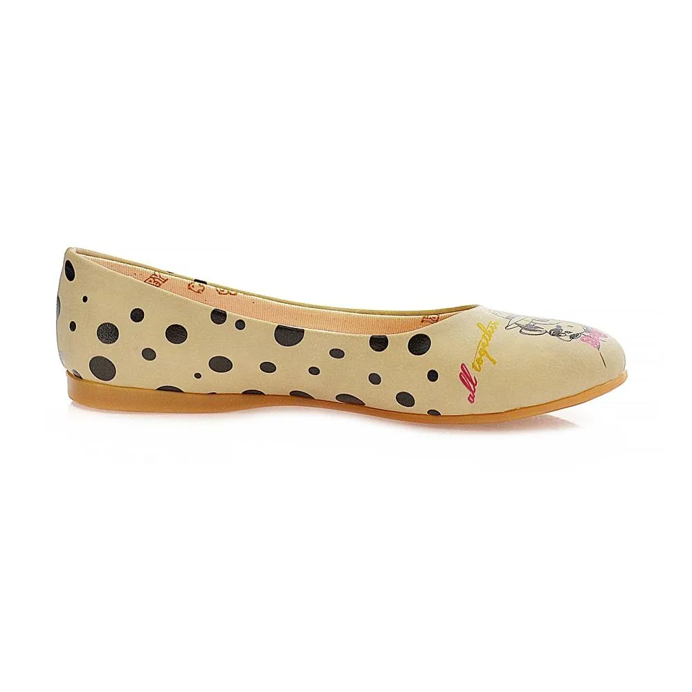 Dalmatian Frendly Ballerinas Shoes 2014