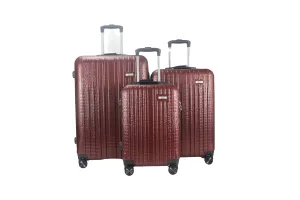 Danae ABS Hard shell Lightweight 360 Dual Spinning Wheels Combo Lock 28" 24", 20" 3 Piece Luggage Set