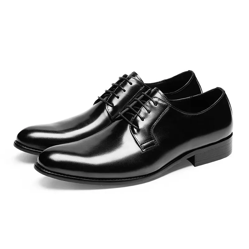 DerbLuxe Exquisite Pattern Formal Dress Shoes