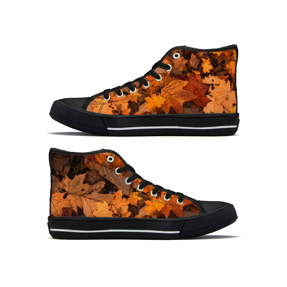 Diverse Panda Autumn Leaves 2 Hi Tops