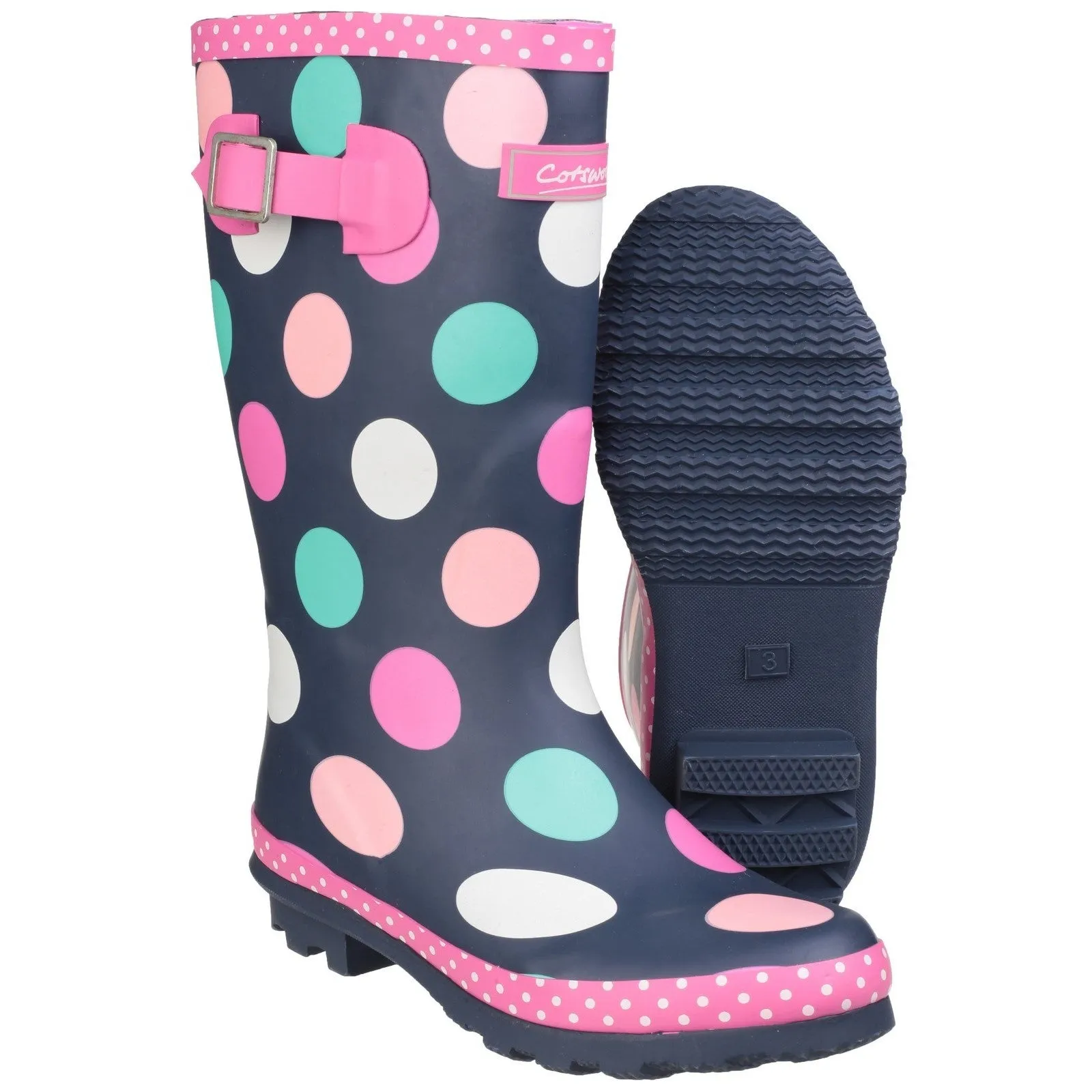 Dotty Jnr Pull On Wellington Boot