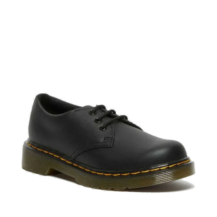 Dr Martens Kids 1461 J Black School Shoe