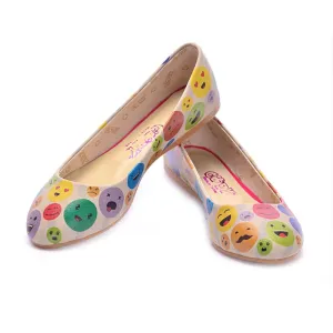 Emoji Ballerinas Shoes 1084