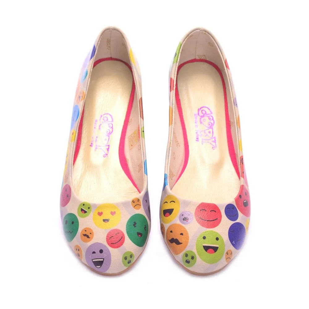 Emoji Ballerinas Shoes 1084