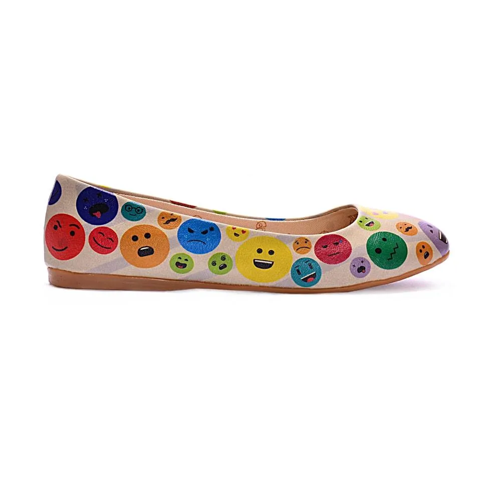 Emoji Ballerinas Shoes 1084