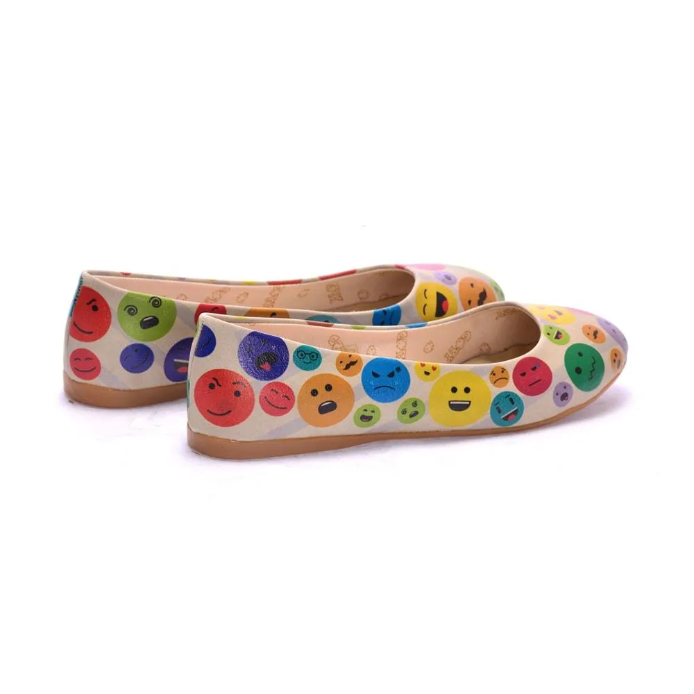 Emoji Ballerinas Shoes 1084