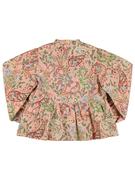 Etro   Printed cotton poplin shirt 