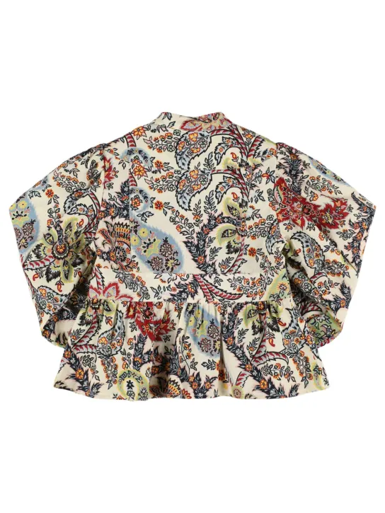 Etro   Printed cotton poplin shirt 