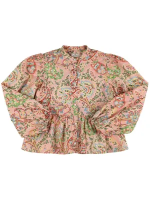 Etro   Printed cotton poplin shirt 