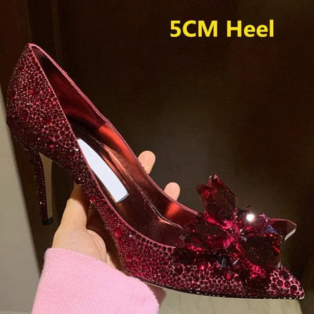 Fashion Branded Pointed Heels Shoes