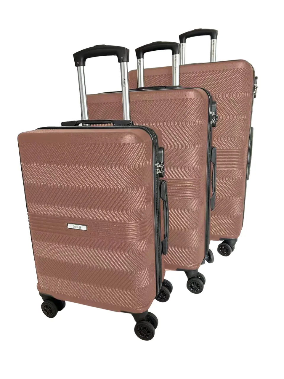 Fay ABS Hard shell Lightweight 360 Dual Spinning Wheels Combo Lock 28", 24", 20" 3 Piece Luggage Set