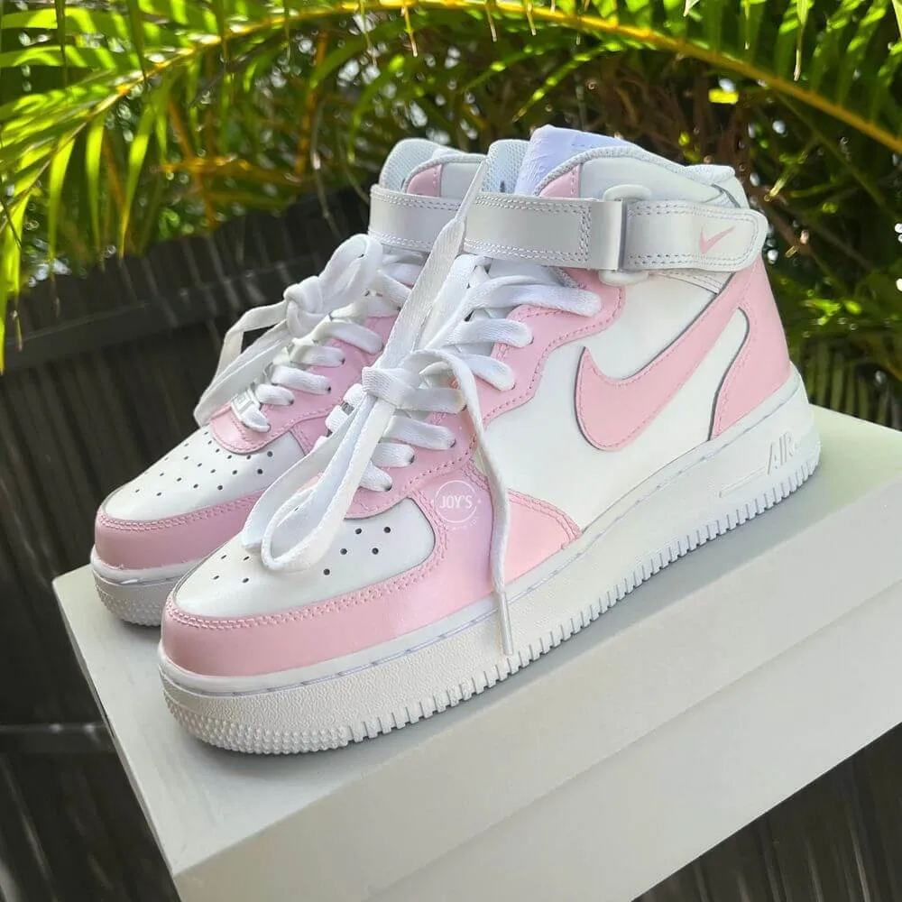 Final Sale-Bubble Gum Custom Air Force 1