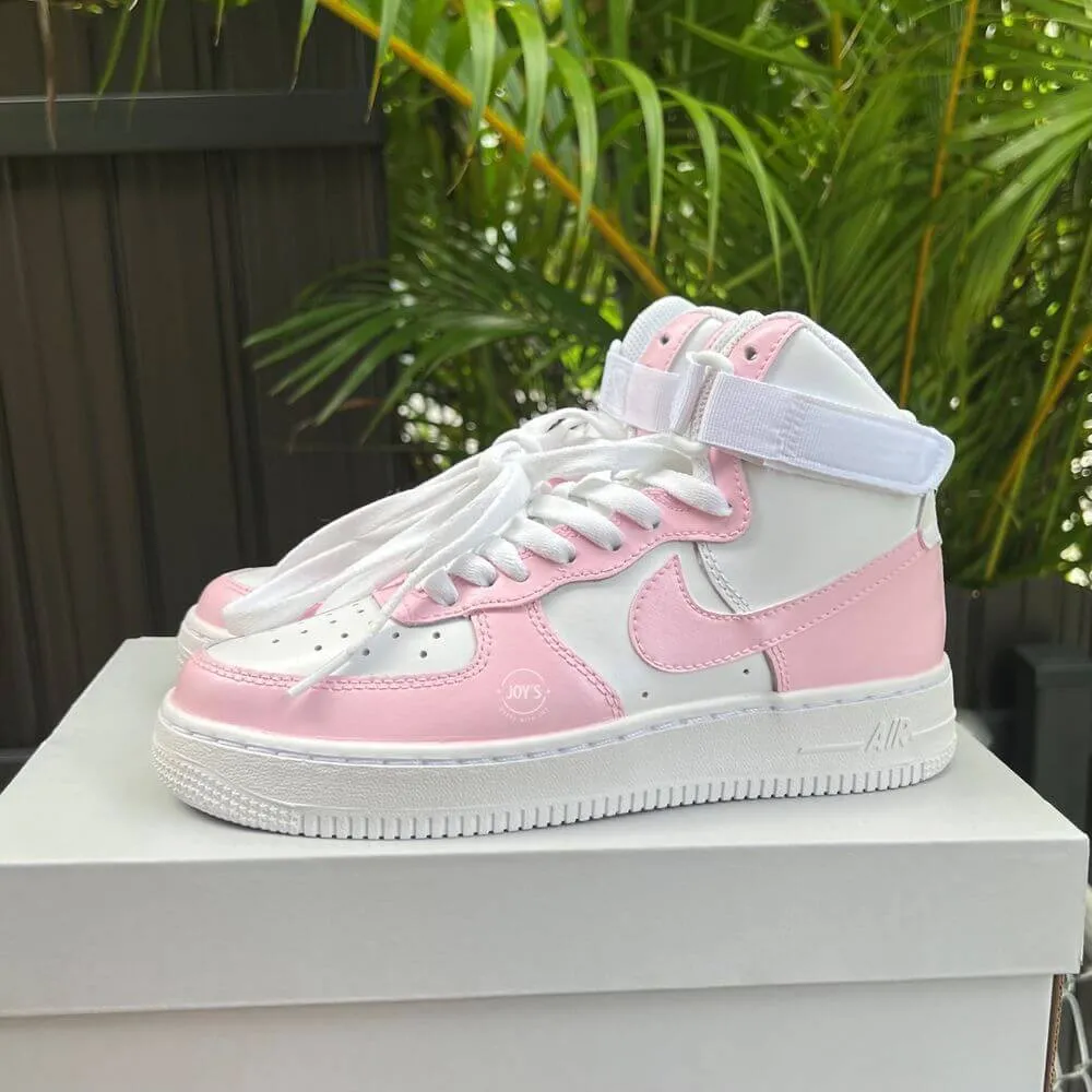 Final Sale-Bubble Gum Custom Air Force 1