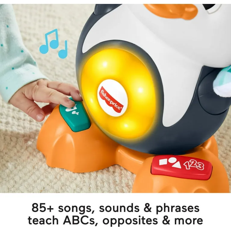 Fisher-Price  Cool Beats Penguin Baby & Toddler Learning Toy with Music & Lights