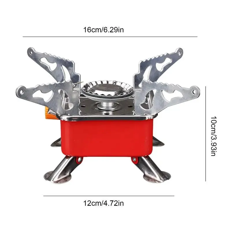 Foldable Camping Gas Stove 6800W Windproof Outdoor Cooking Burner Cooker Portable Camping Burner for Travel Camping Hiking