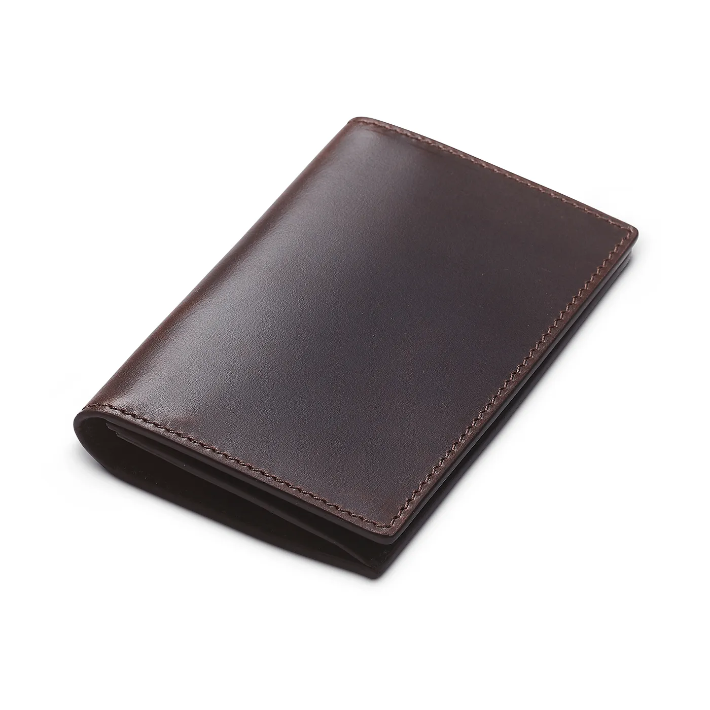 Folded Card Case Coffee Hurricane Hide