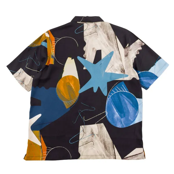 Folk Gabe Shirt - Dark Multi Void