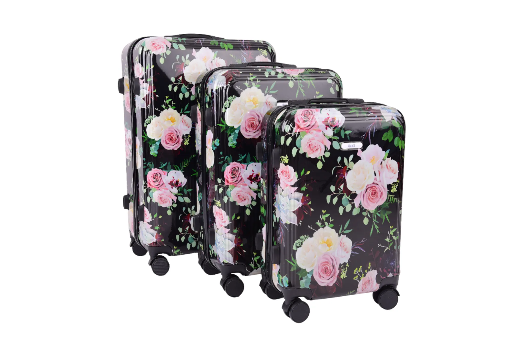 Gemma ABS Hard shell Lightweight 360 Dual Spinning Wheels Combo Lock 28", 24", 20" 3 Piece Luggage Set