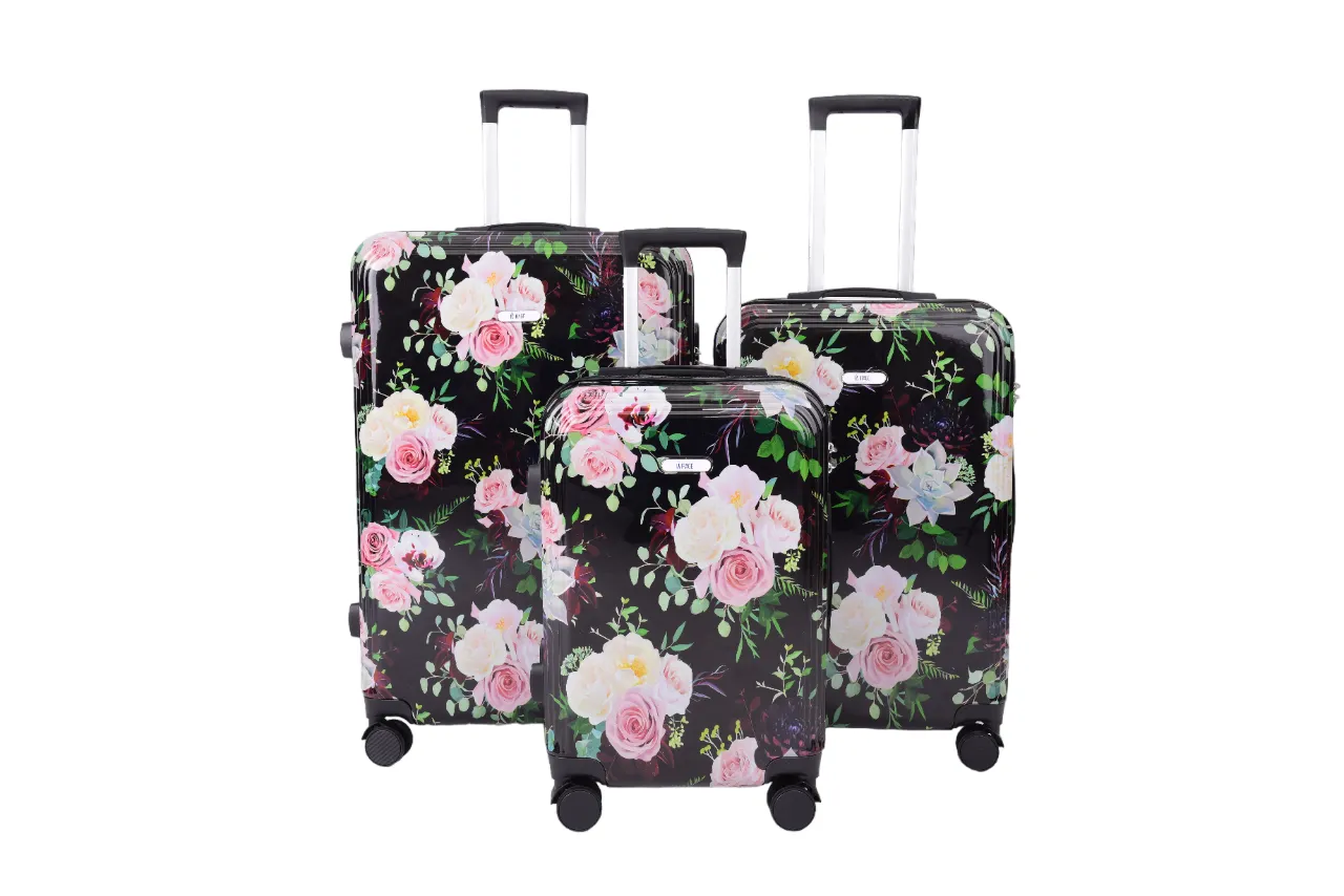 Gemma ABS Hard shell Lightweight 360 Dual Spinning Wheels Combo Lock 28", 24", 20" 3 Piece Luggage Set