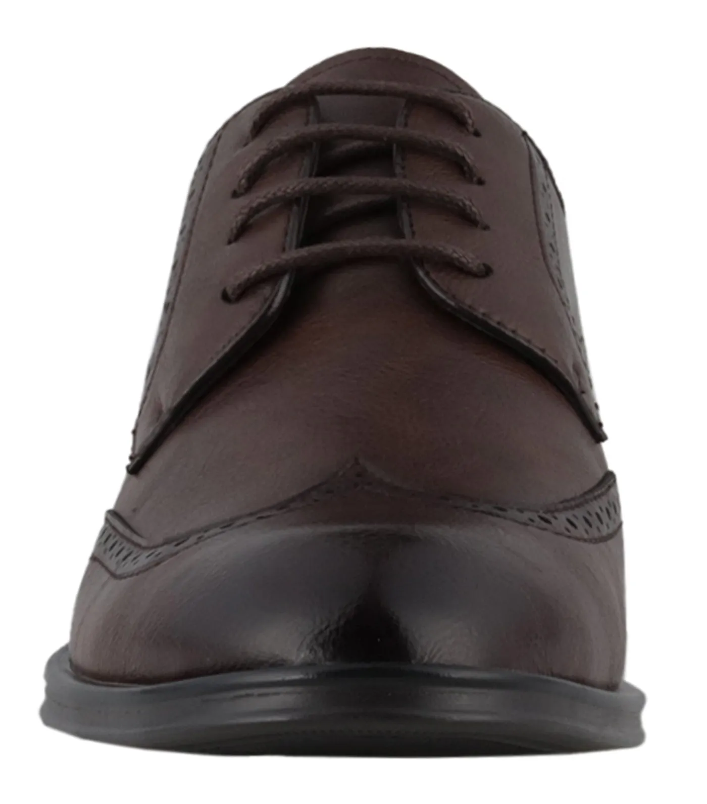 Global Wingtip Lace Up Tan