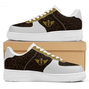 Gold Series - White and Black | Low Top Customized | Shoe Zero