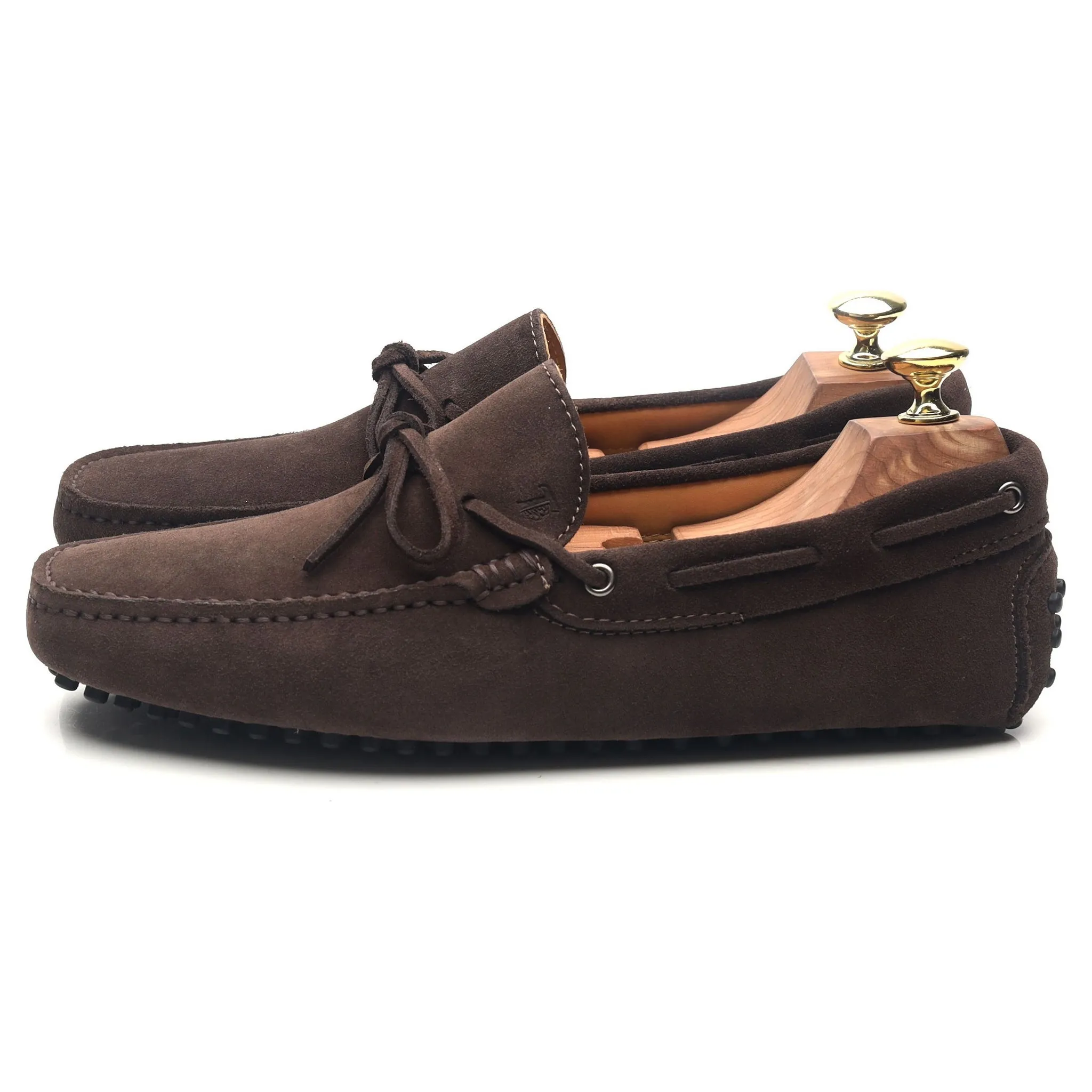 Gommino Brown Suede Driving Loafers UK 9